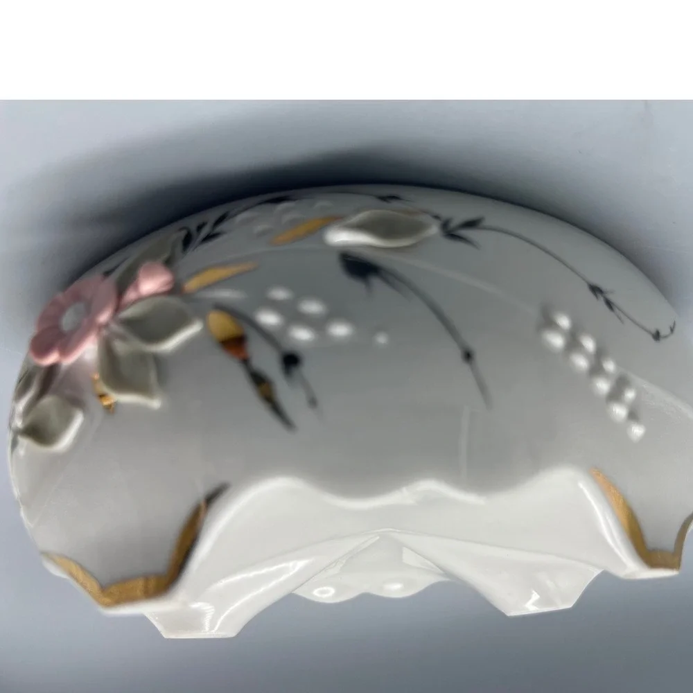 Fenix Kislovodsk Russian‎ Porcelain Floral Candy/Trinket Dish